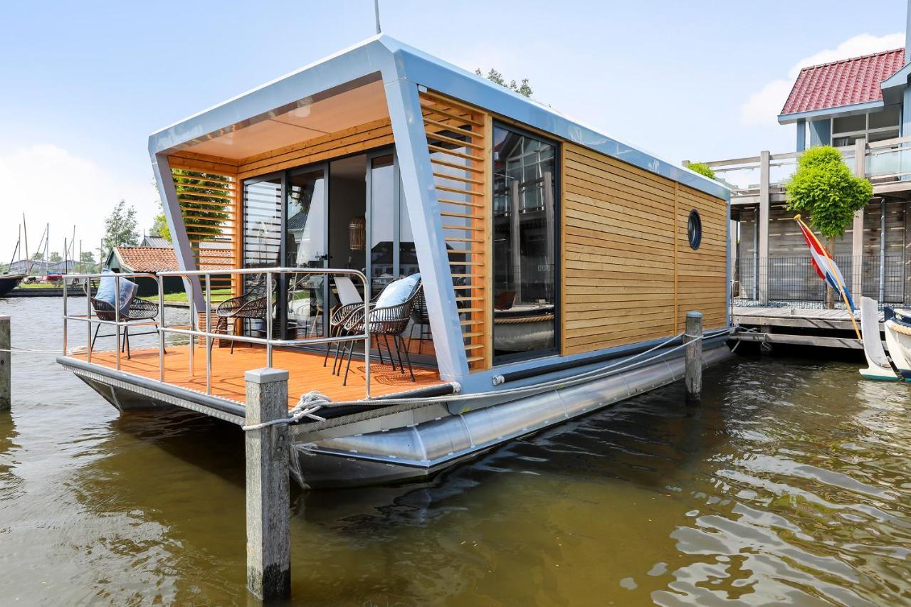 Luxe Houseboat Skoft Hotel Grou Bagian luar foto