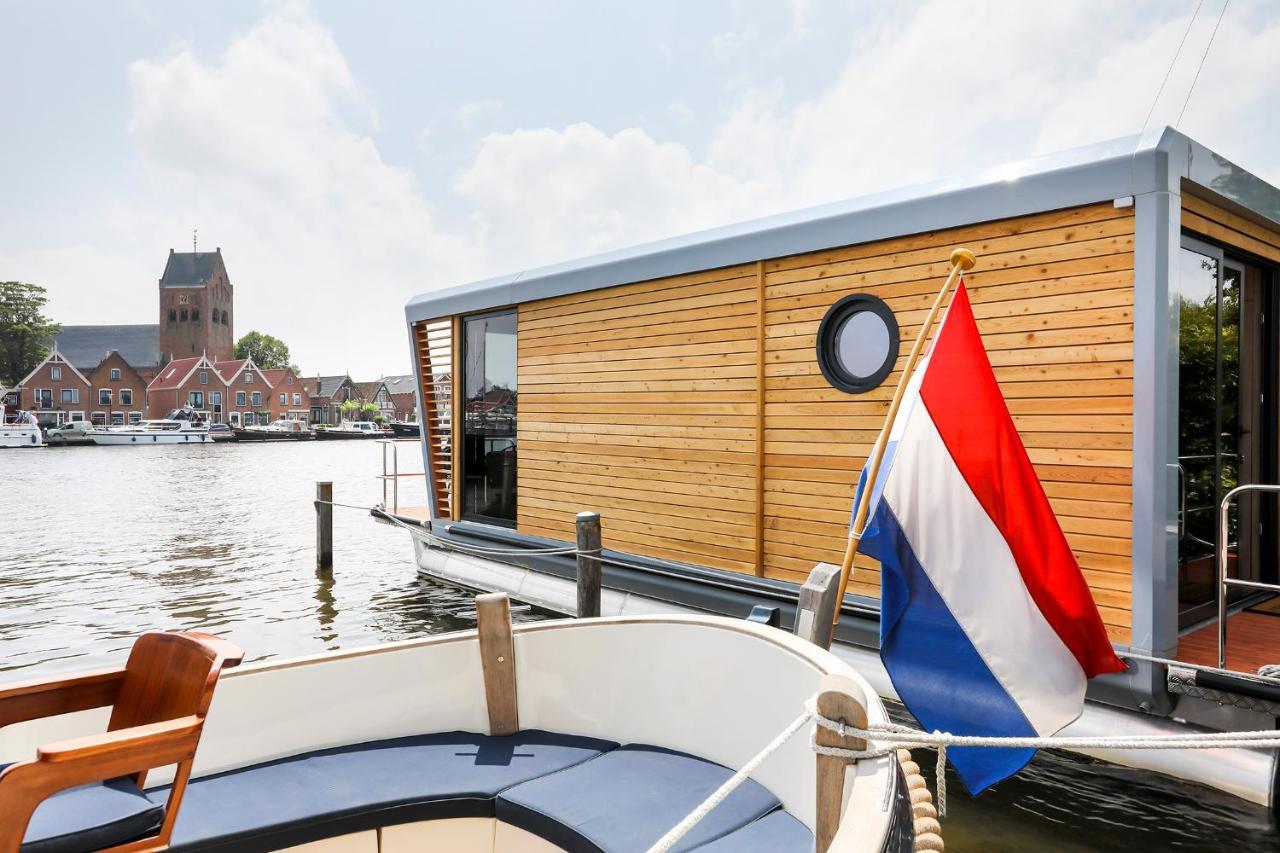 Luxe Houseboat Skoft Hotel Grou Bagian luar foto