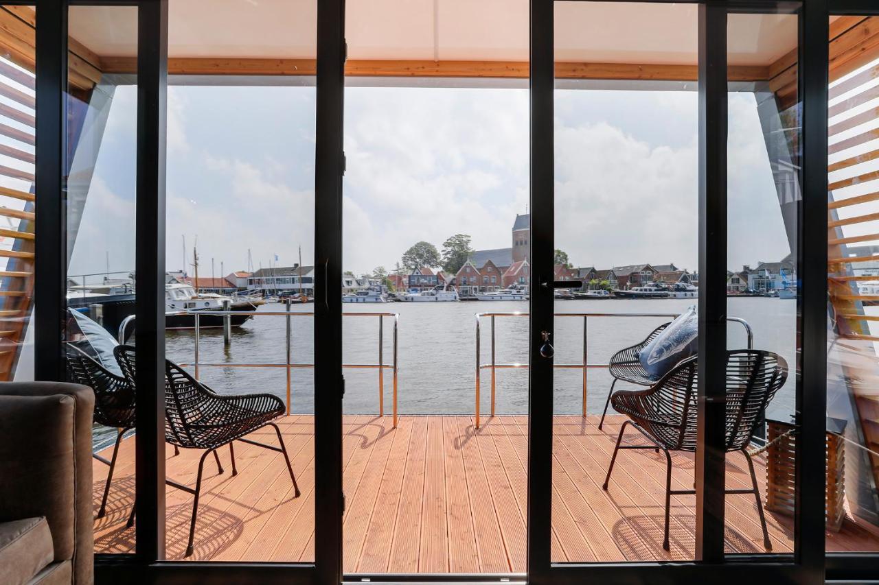 Luxe Houseboat Skoft Hotel Grou Bagian luar foto