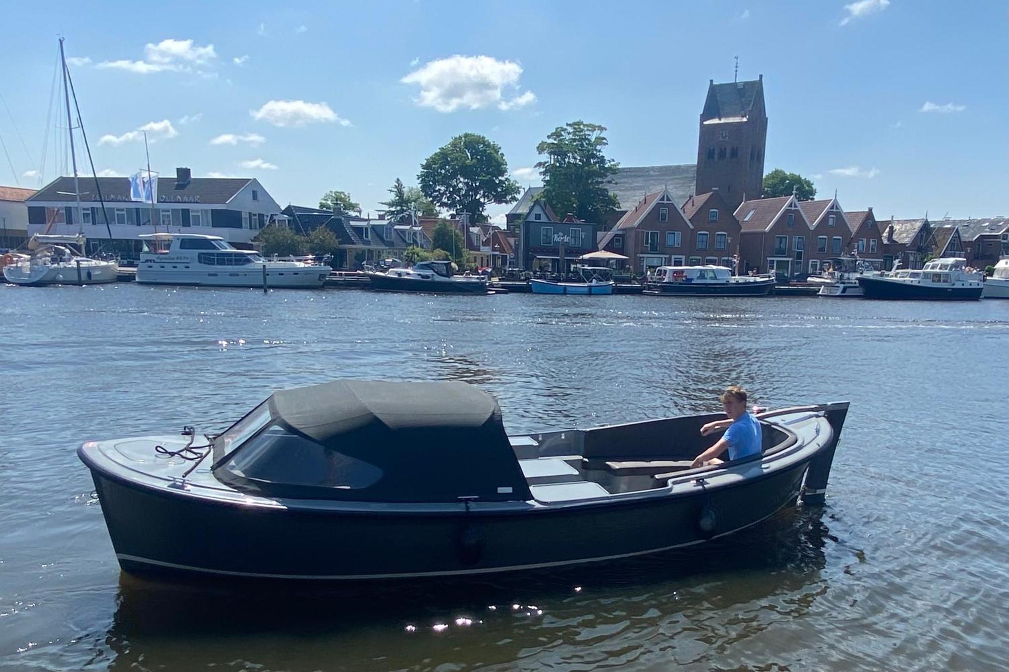 Luxe Houseboat Skoft Hotel Grou Bagian luar foto